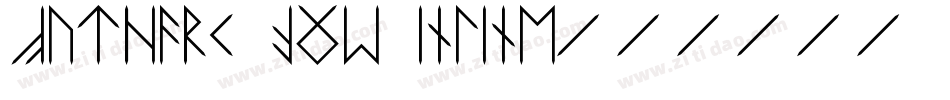 Futhark AOE Inline字体转换